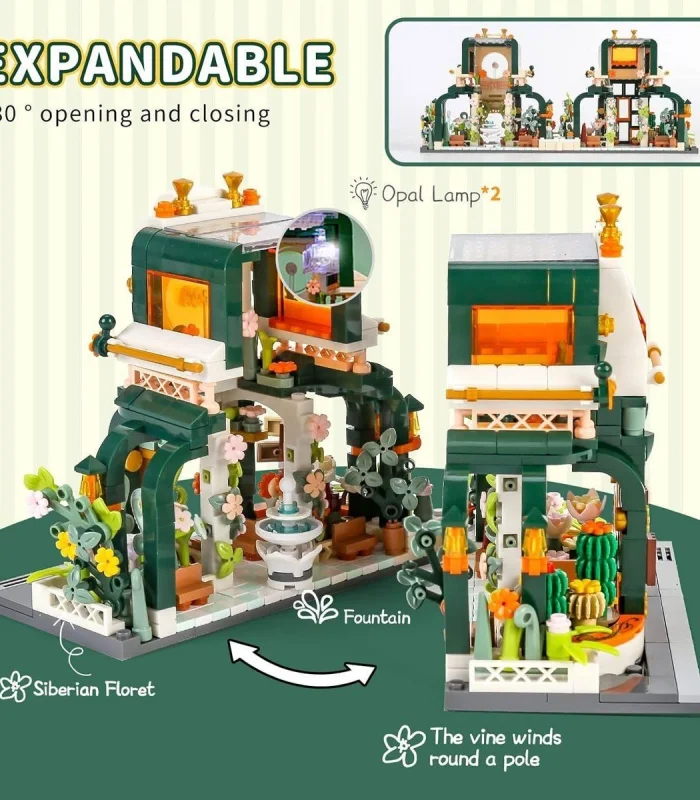 JK2362 LOZ Botanik Bahçe Blok Seti - Vagon life