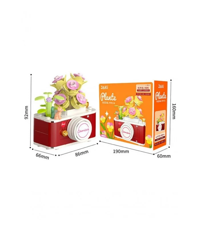 JK2715 JAKİ BİTKİ GÜNLÜĞÜ KÜÇÜK KAMERA 160 PARÇA BLOCK OYUNCAK