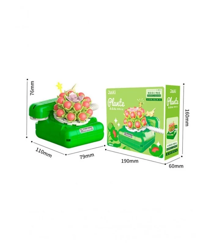 JK2718 JAKİ ÇİÇEKLİ TELEFON 189 PARÇA BLOCK OYUNCAK