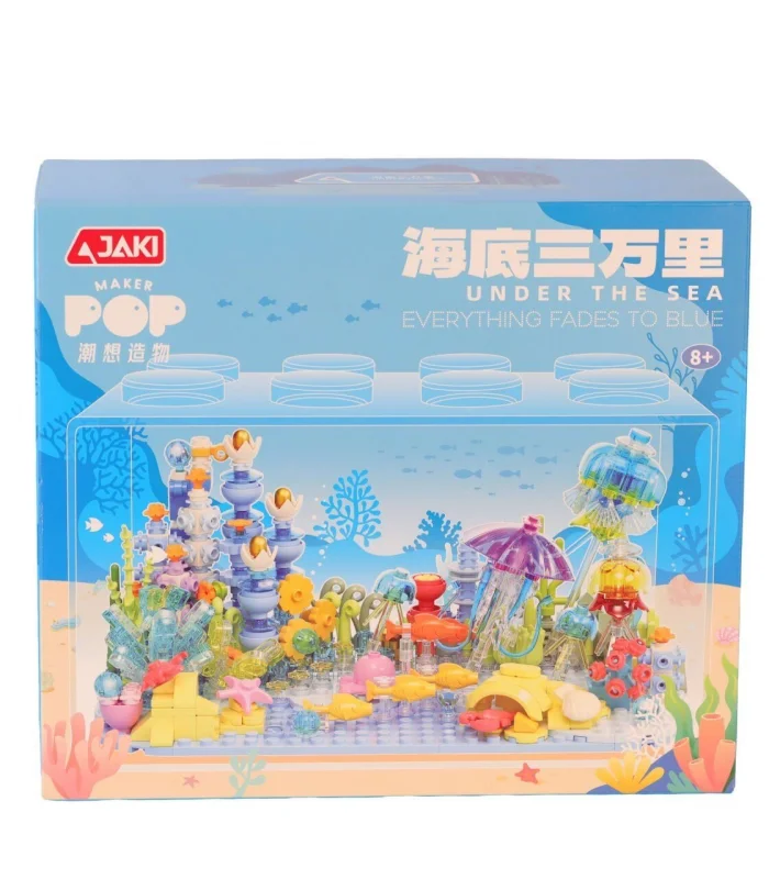 JK8311 JAKİ AKVARYUM 597 PARÇA BLOCK OYUNCAK