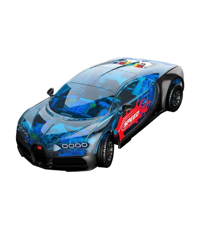 JK8808 JAKİ MEKANİK BUGATTİ MODEL ARABA 798 PARÇA BLOCK OYUNCAK