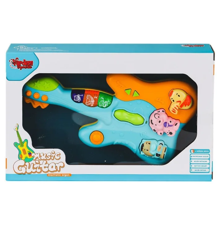 JLG-855-34A Işıklı ve Müzikli Gitar Bebek Pianosu -Vardem Oyuncak