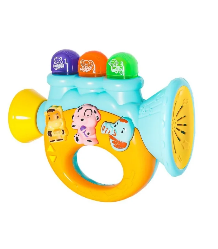 JLG-855-38A Işıklı ve Müzikli Trompet -Vardem