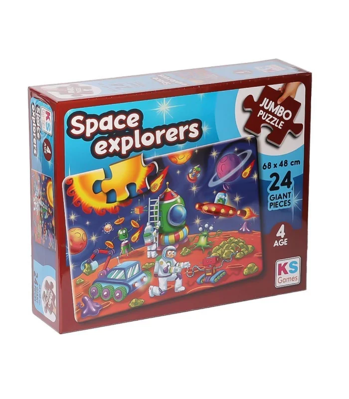 JP 31011 Space Explorers Jumbo Puzzle 24 Parça -KSPuzzle
