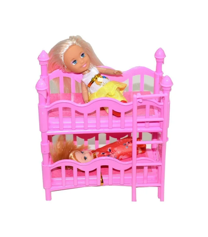 K899-17  2 Katlı Kutulu Ranzalı Bebek  Seti-Halit Can Oyuncak