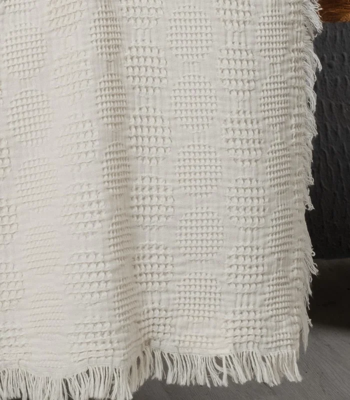 Kanz Bebek Waffle Müslin Nakışlı Pike Knz-021 Ponny