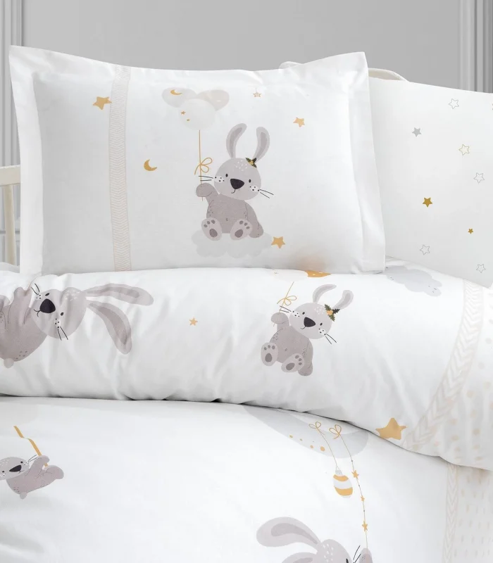 Kanz Ranforce Bebek Nevresim Takımı Knz-001 Bunny Dream