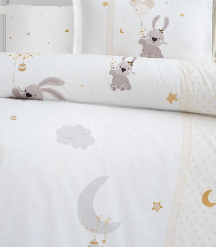 Kanz Ranforce Bebek Nevresim Takımı Knz-001 Bunny Dream
