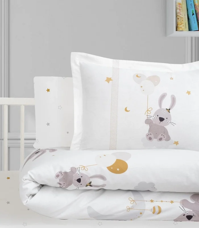 Kanz Ranforce Bebek Nevresim Takımı Knz-001 Bunny Dream