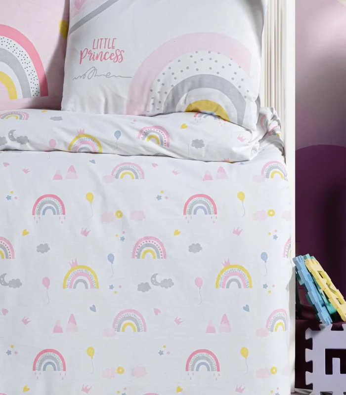 Kanz Ranforce Bebek Nevresim Takımı Knz-001 Rainbow