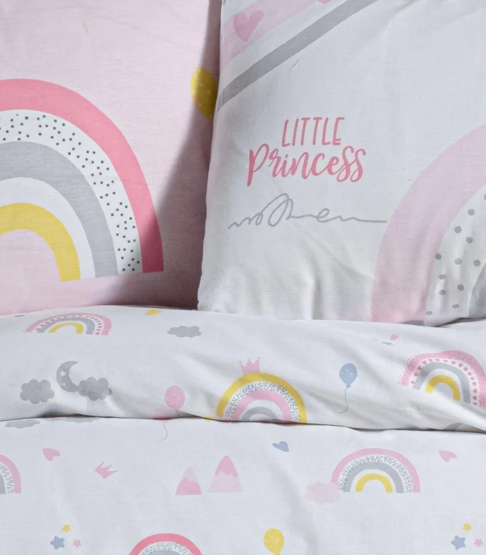 Kanz Ranforce Bebek Nevresim Takımı Knz-001 Rainbow
