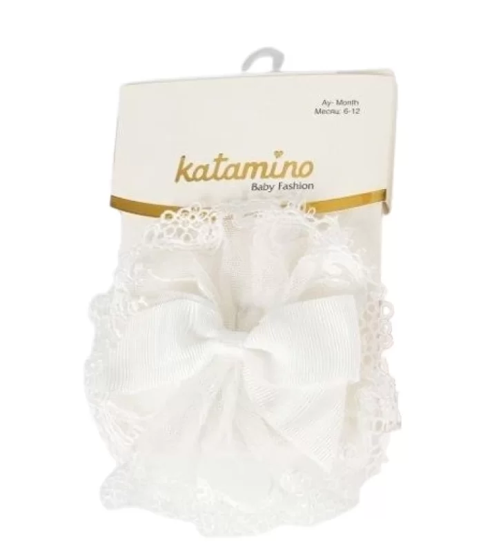 Katamino Kurdele Popo Aks. Kız Bebek Külotlu Çorap K32071 Karışık Renk