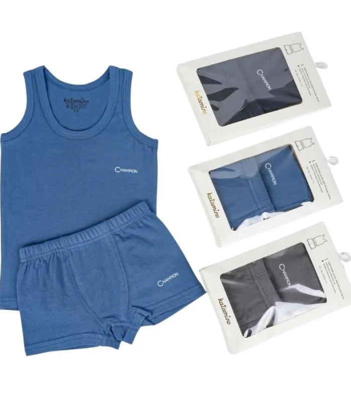 Katamino Zespol Erkek Atlet Boxer Takım K128390 Karışık Renk