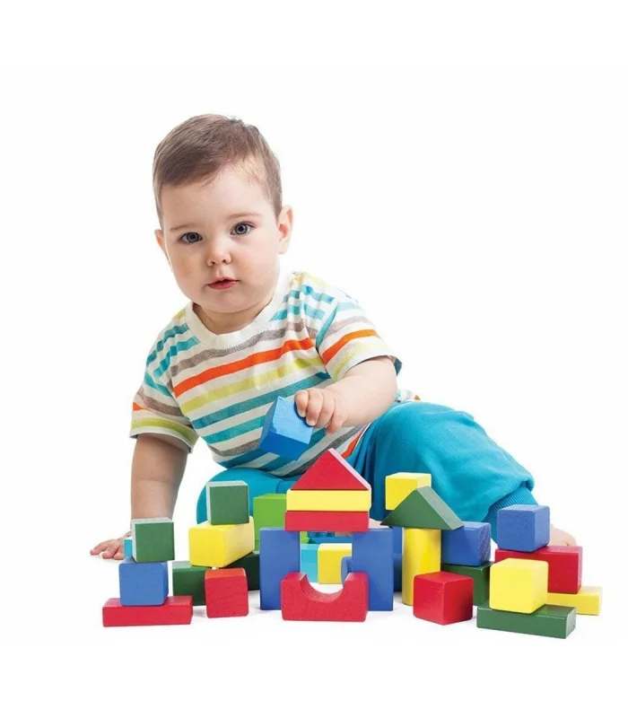 KID-1001 AHŞAP BLOKLAR 40 PARÇA