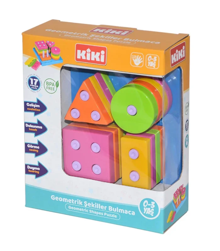 Kiki Geometrik Şekiller Bulmaca AE-1410