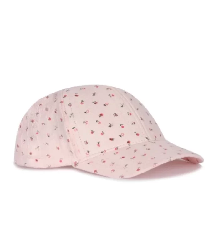 Kitti Çıtır Çiçekli Bebe Kız Şapka Y25140-02 Pembe