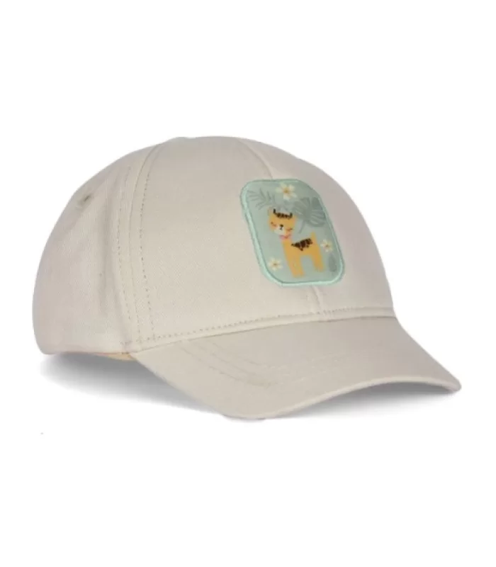 Kitti Etiketli Bebe Kız Şapka Y25140-01 Krem