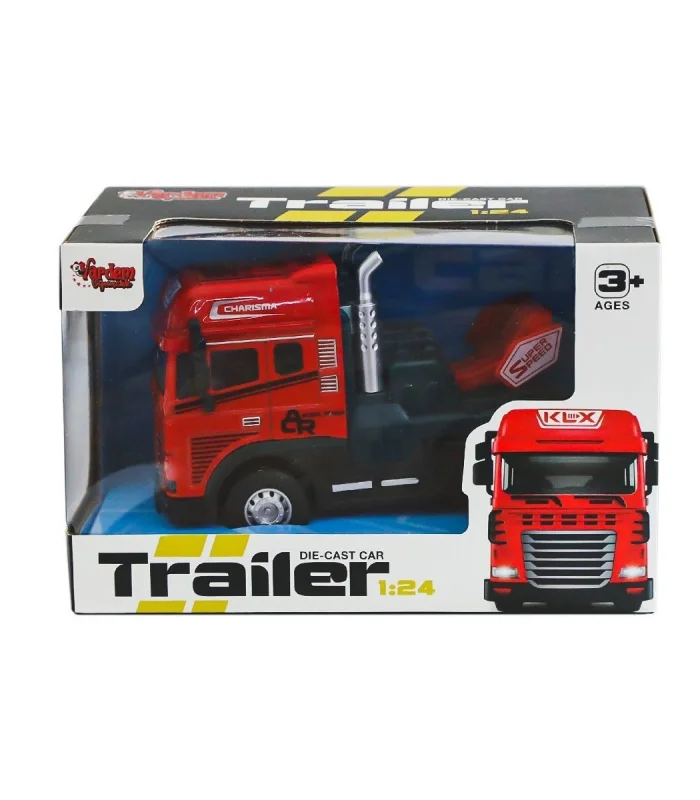 KLX600-344 Sürtmeli Işıklı Müzikli Çekici Tır Kafası 1:24 -Vardem Oyuncak