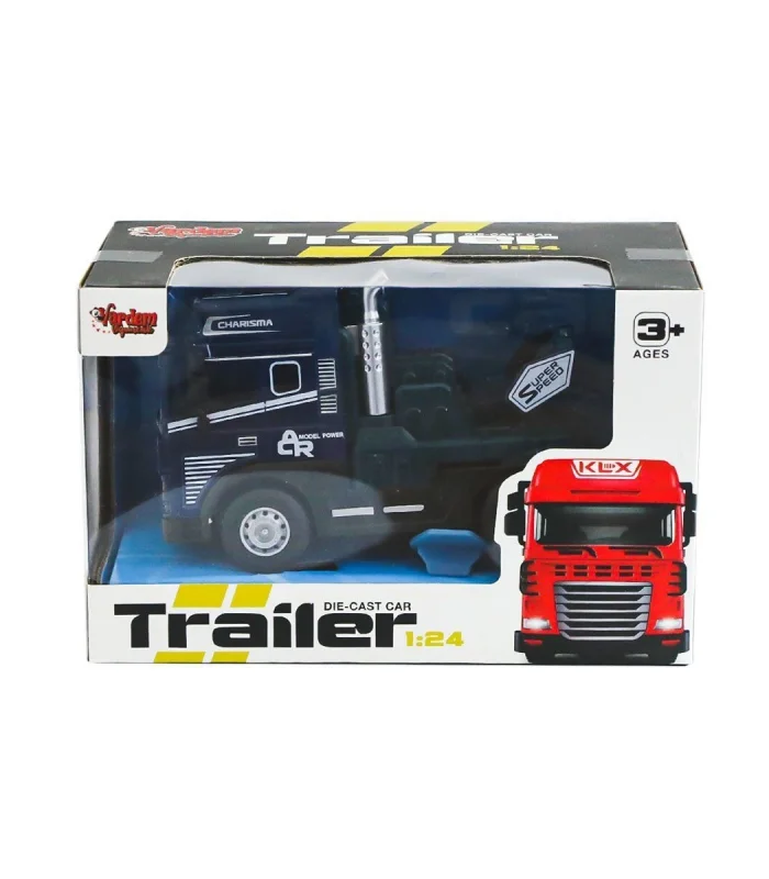 KLX600-344 Sürtmeli Işıklı Müzikli Çekici Tır Kafası 1:24 -Vardem Oyuncak