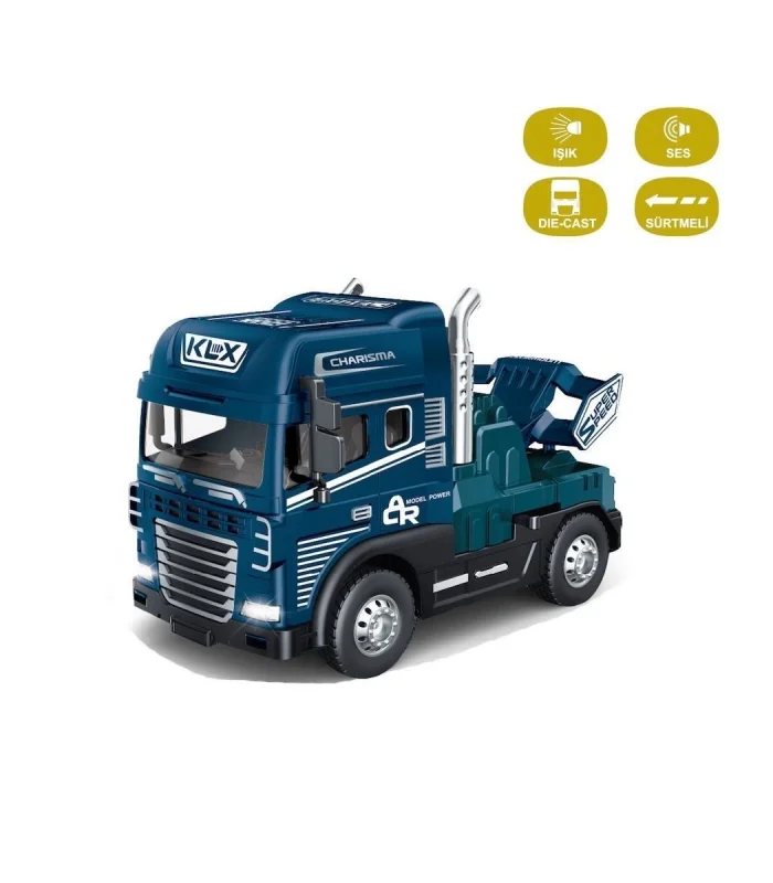 KLX600-345 Sürtmeli Işıklı Müzikli 1:24 Çekici (Tır Kafası)