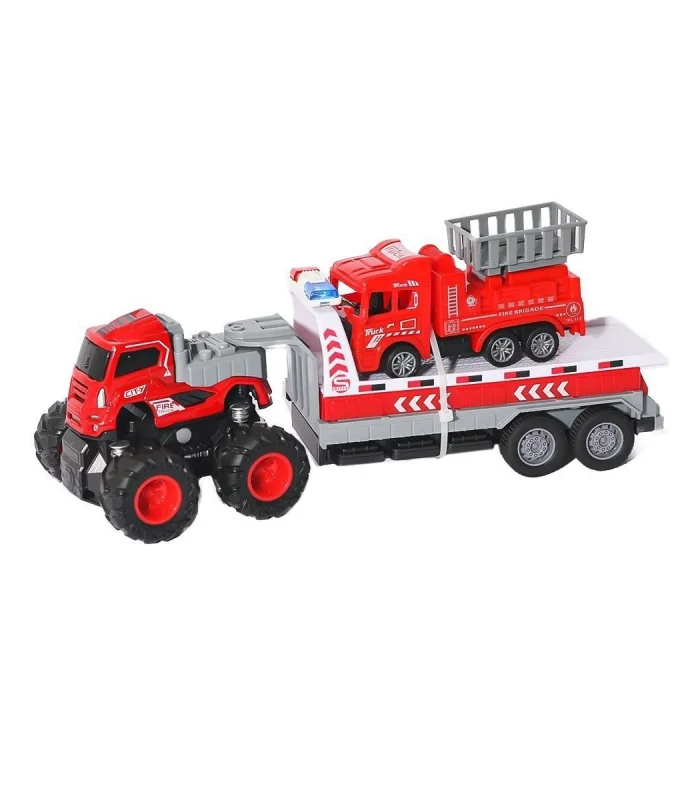 KLX600-363 Sürtmeli Die cast 4x4 İtfaiye Taşıyan Tır -Vardem