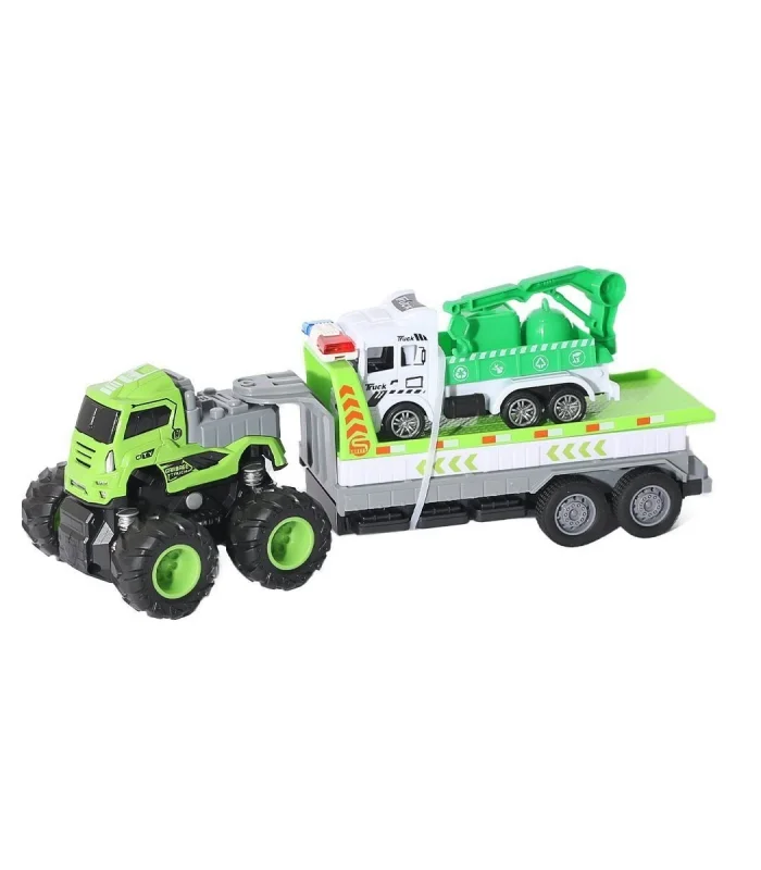 KLX600-365 Sürtmeli Die Cast 4x4 Temizlik Aracı Taşıyan Tır -Vardem