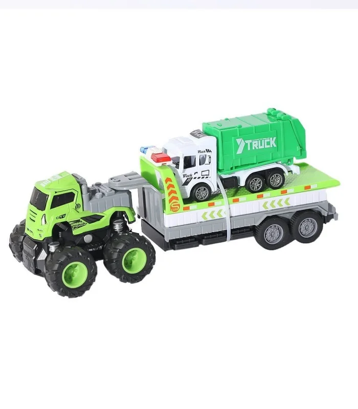 KLX600-365 Sürtmeli Die Cast 4x4 Temizlik Aracı Taşıyan Tır -Vardem