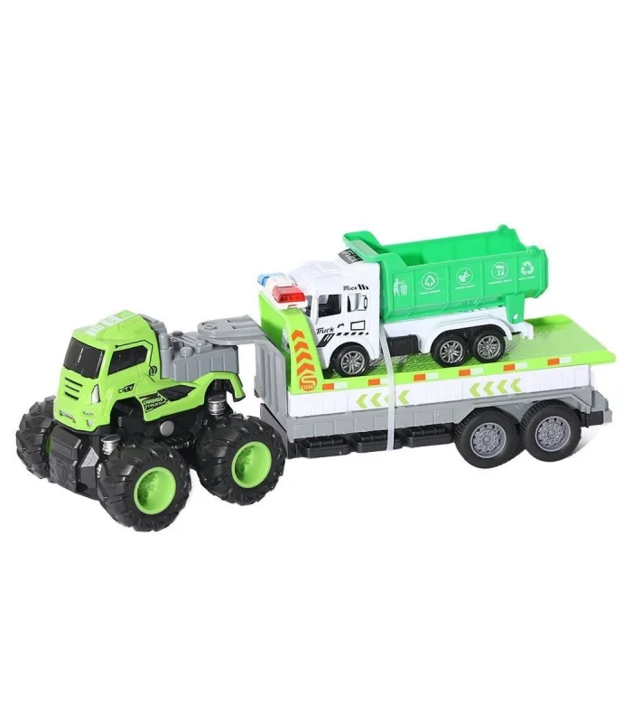 KLX600-365 Sürtmeli Die Cast 4x4 Temizlik Aracı Taşıyan Tır -Vardem