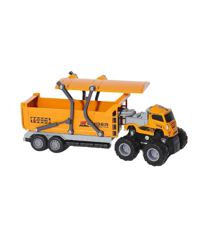 KLX600-377 Sürtmeli Die Cast 4x4 Kapalı Kasa İnşaat Tırı -Vardem