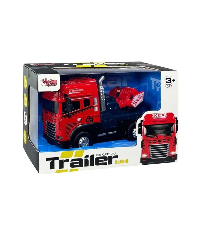 KLX800-247 Sürtmeli Işıklı Müzikli 1:24 Çekici (Tır Kafası)