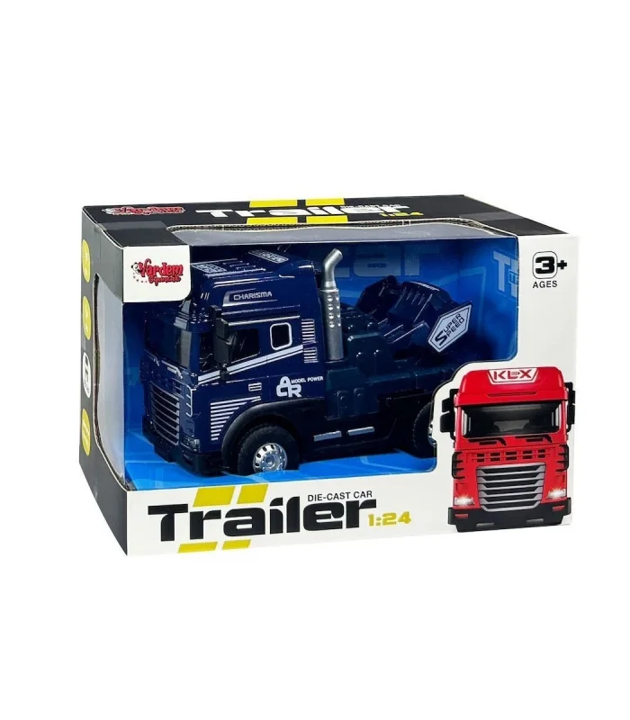 KLX800-247 Sürtmeli Işıklı Müzikli 1:24 Çekici (Tır Kafası)