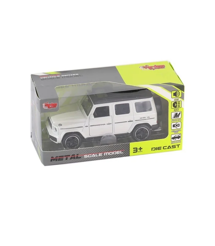 KM-3261B-Vardem Kutulu Çek Bırak 1:32 Işıklı Ve Sesli Metal Jeep
