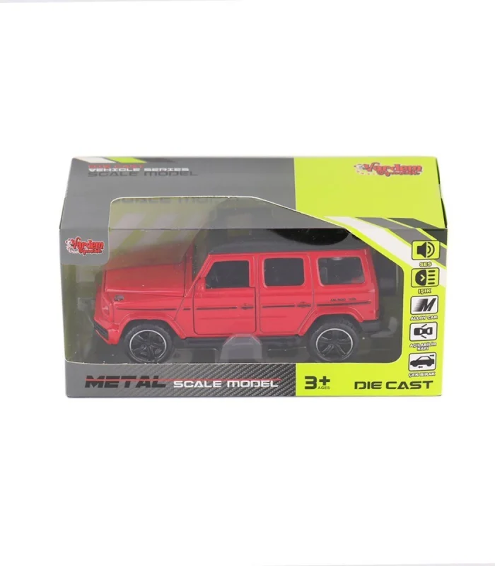 KM-3261B-Vardem Kutulu Çek Bırak 1:32 Işıklı Ve Sesli Metal Jeep