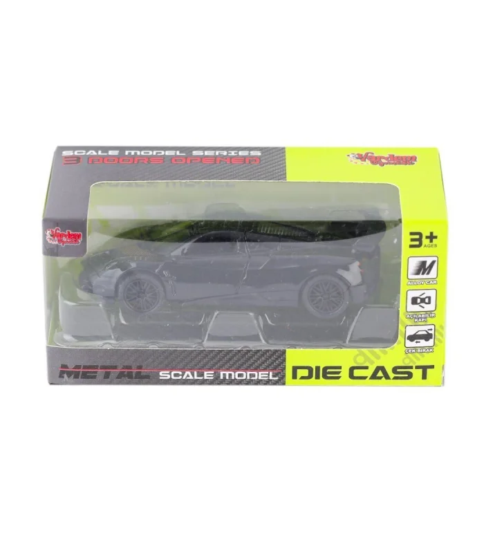 KM-36201A-Vardem Kutulu Çek Bırak 1:36 Metal Araba