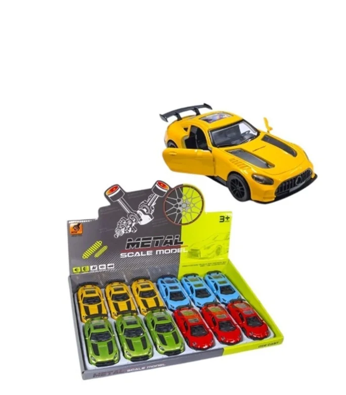 KM36201C-1-2-3-4 Vardem Çek Bırak Metal Araba  1:36