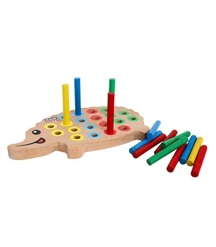 KM5655 Ahşap Kirpi Bultak -Kumtoys