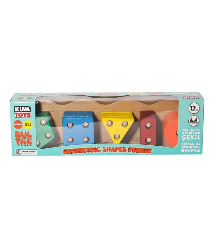 KM5656 Ahşap Beşli Bultak -Kumtoys