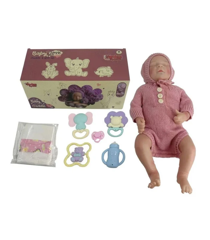 KNG-902-2A KUT 43 CM AKS GERÇEKÇİ BEBEK