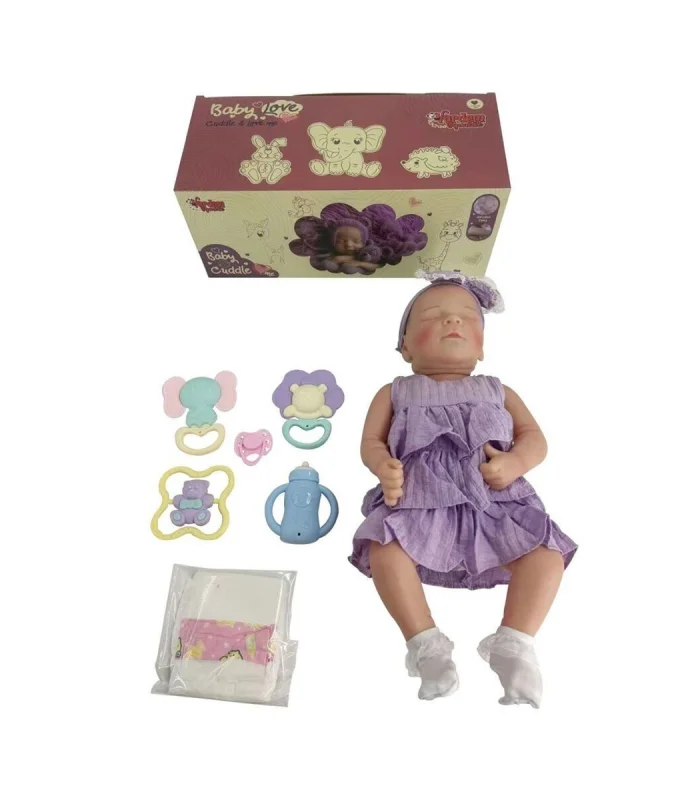 KNG-902-5A KUT 43 CM AKS GERÇEKÇİ BEBEK