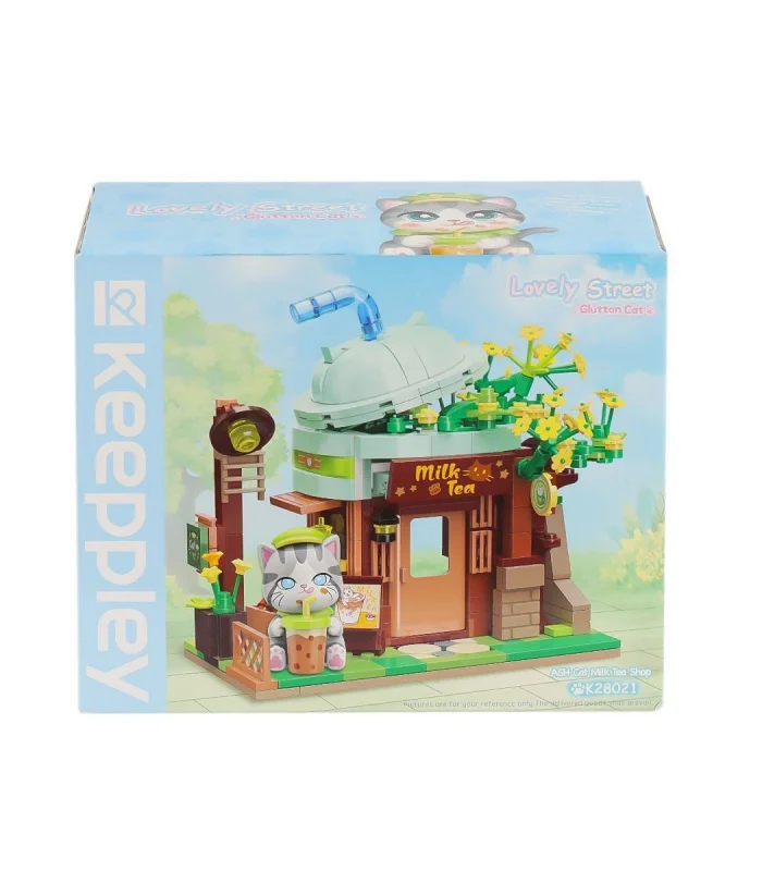 KP-28021 Keeppley Milk Tea Shop Blok Seti -Vagon life