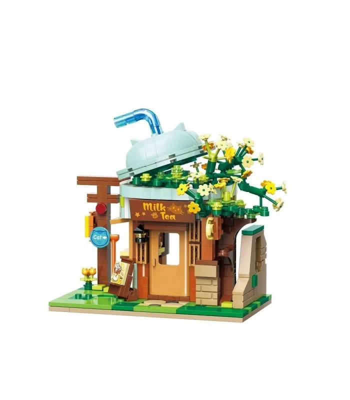 KP-28021 Keeppley Milk Tea Shop Blok Seti -Vagon life