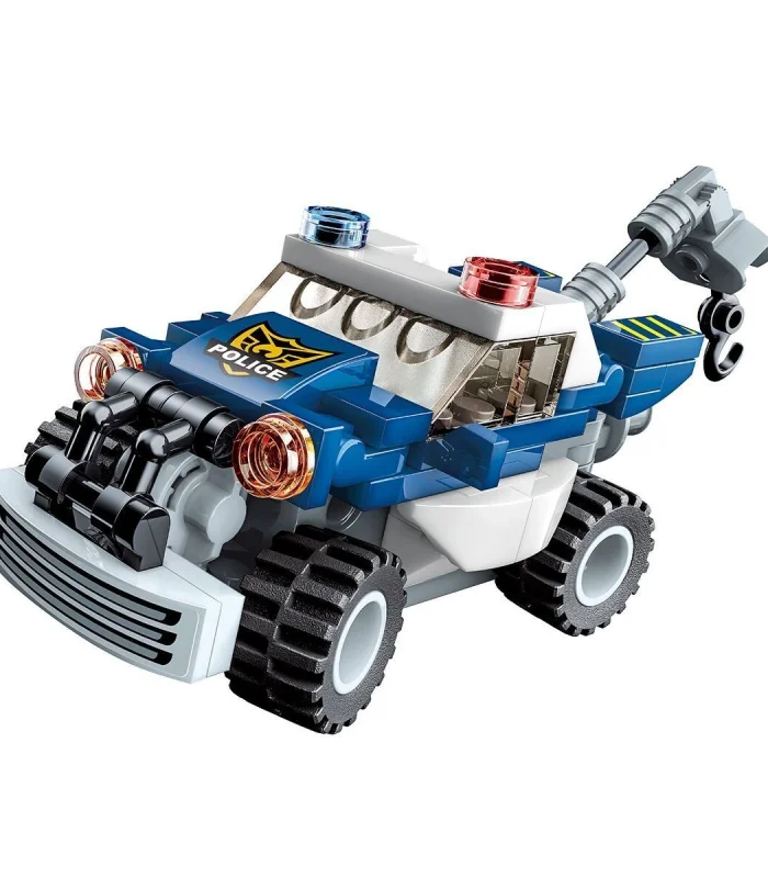 KP-41104 Keepley Polis Araçları Blok Seti -Vagon life