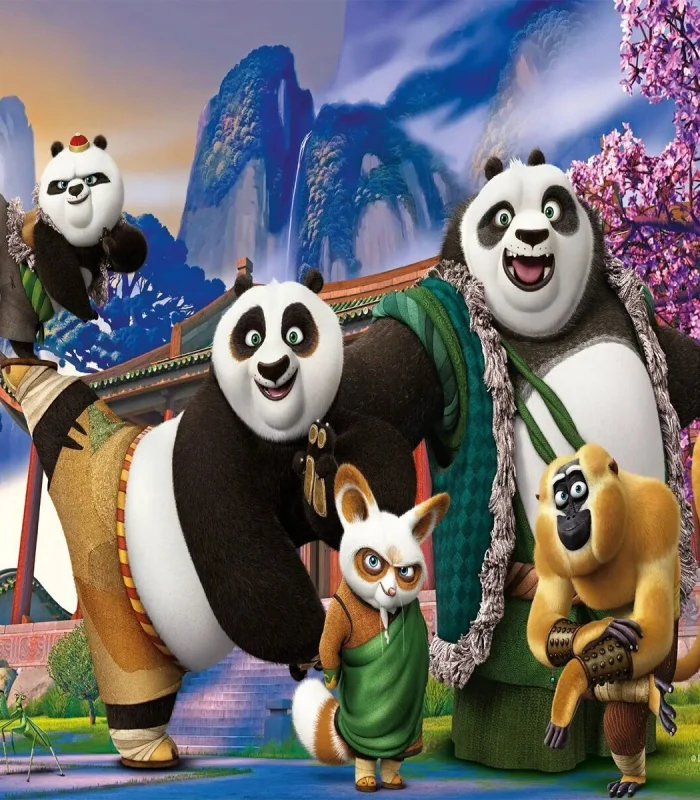 KP 714 KUNG FU PANDA PUZZLE 100 PRÇ