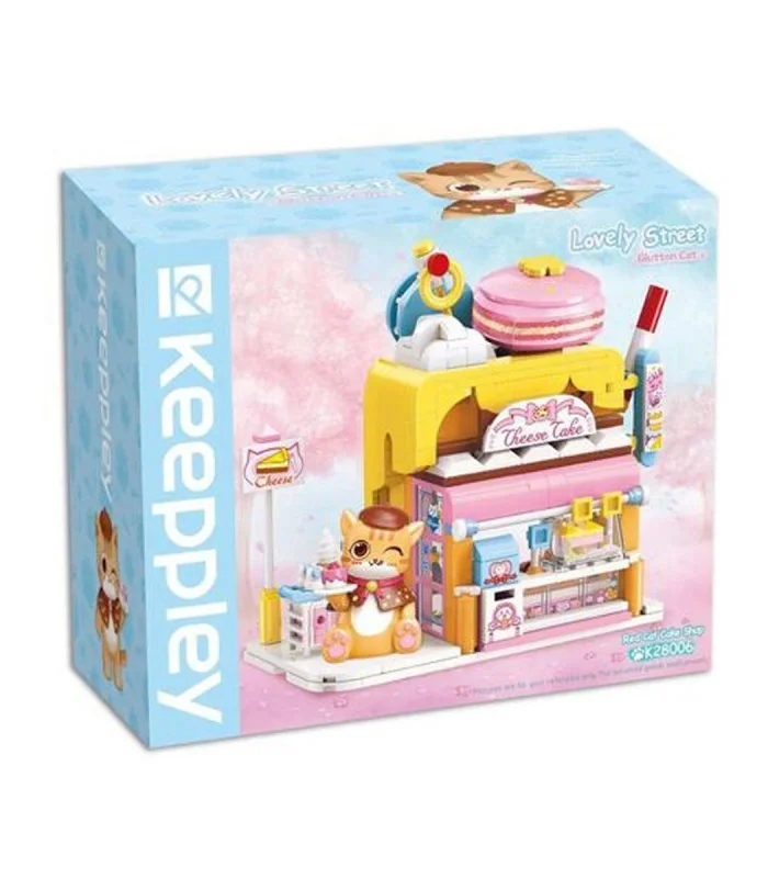 KP28006 Keeppley Lovely Street - Red Cat Cake Shop 364 Parça Yapım Seti