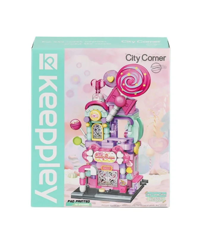 KP28012 Keeppley Candy Shop City Corner Blok Seti -Vagon life