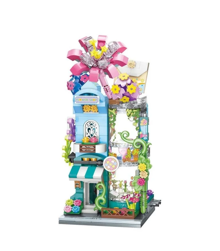 KP28016 Keeppley City Corner - Greenness Flower Shop - Çiçekçi 356 Parça Yapım Seti