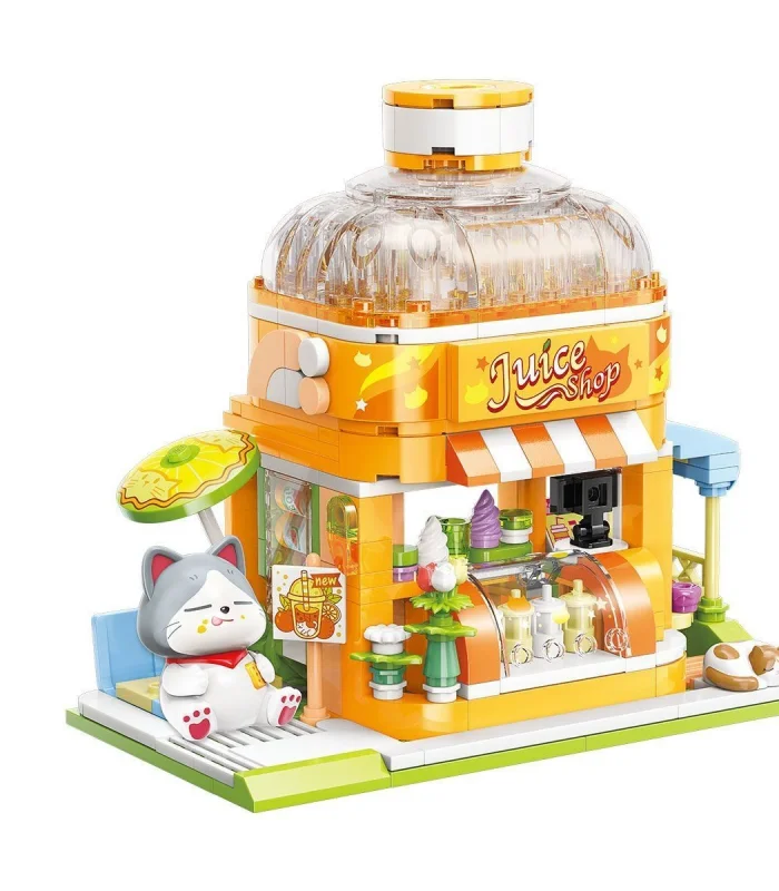 KP28017 Keeppley Kitten Juice Shop Blok Seti 315 Parça -Vagonlife