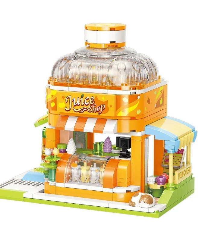KP28017 Keeppley Kitten Juice Shop Blok Seti 315 Parça -Vagonlife