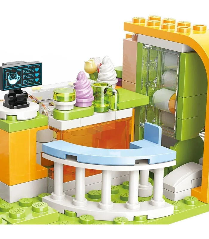 KP28017 Keeppley Kitten Juice Shop Blok Seti 315 Parça -Vagonlife