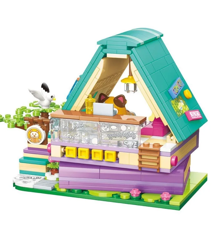 KP28018 Keeppley Lovely Street - Calico Cat Comic House 324 Parça Yapım Seti